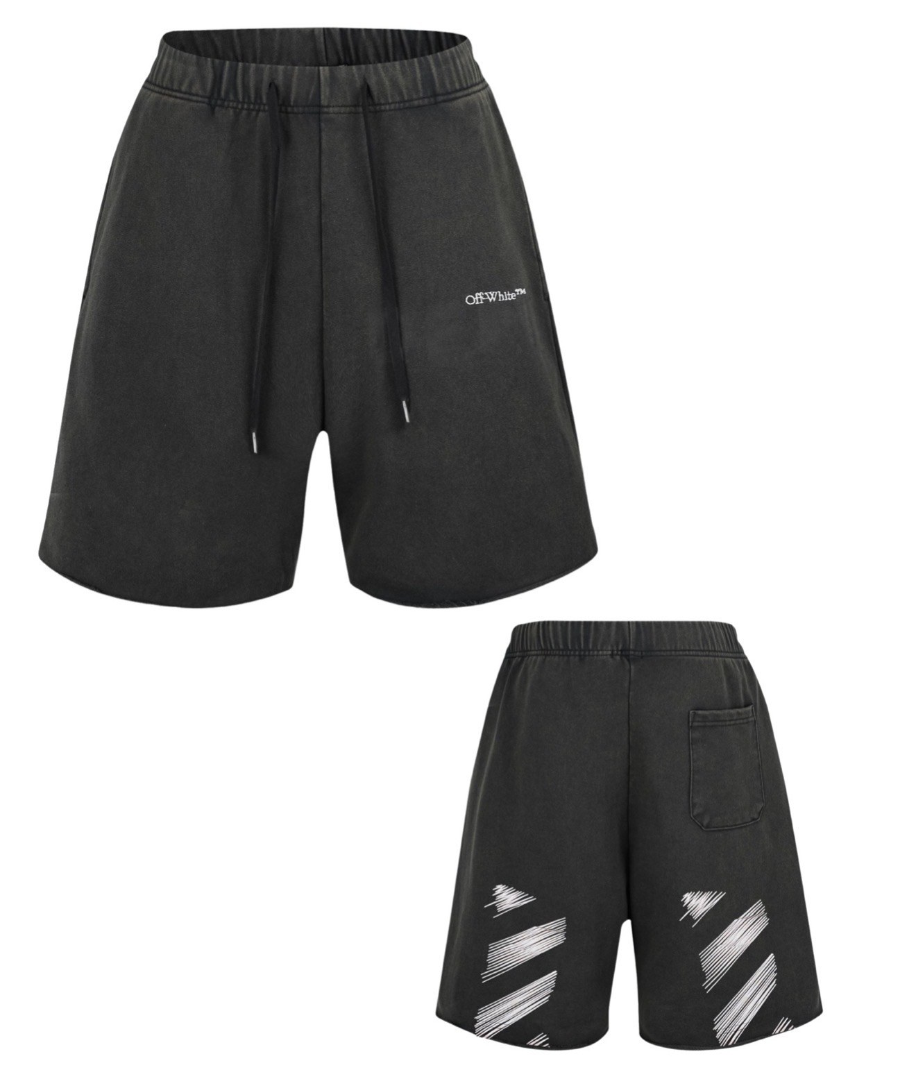 PANTALONETA OFF WHITE GRIS - 1818025