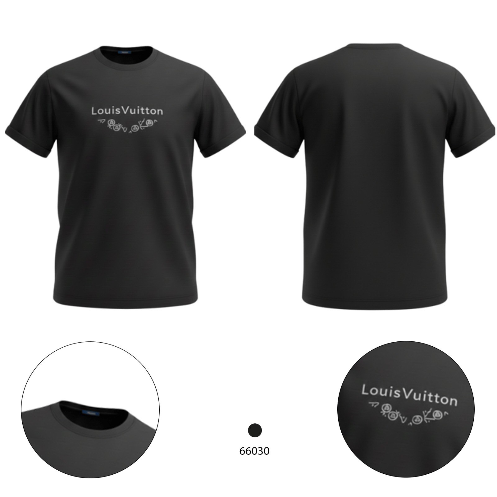 LOUIS VUITTON NEGRA REGULAR - 66030